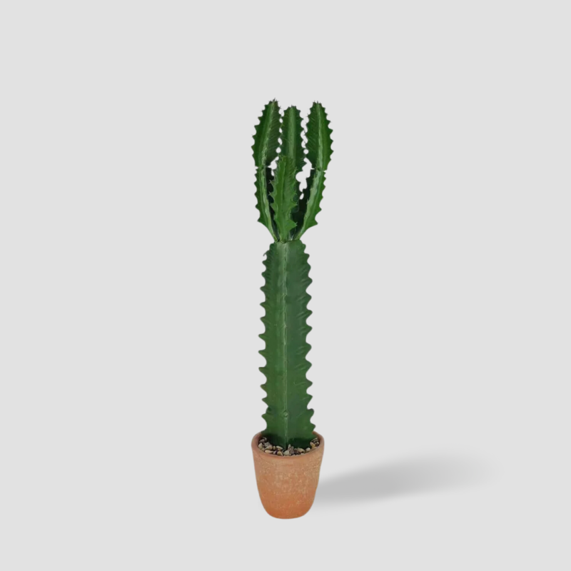 Cactus artificiels grandes tailles avec pot