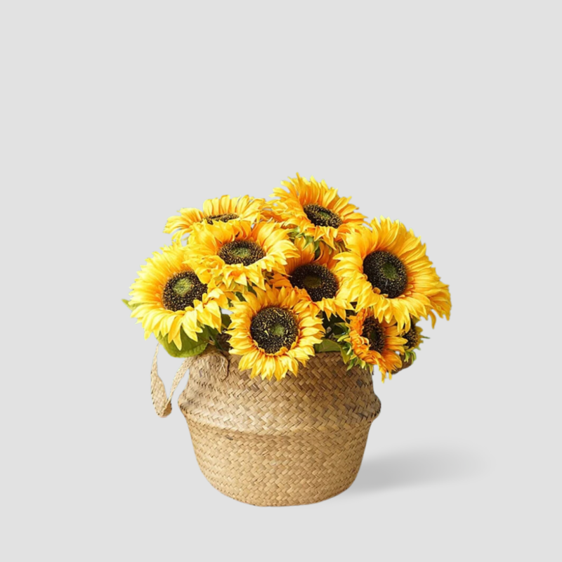 Grand bouquet de tournesol artificiel